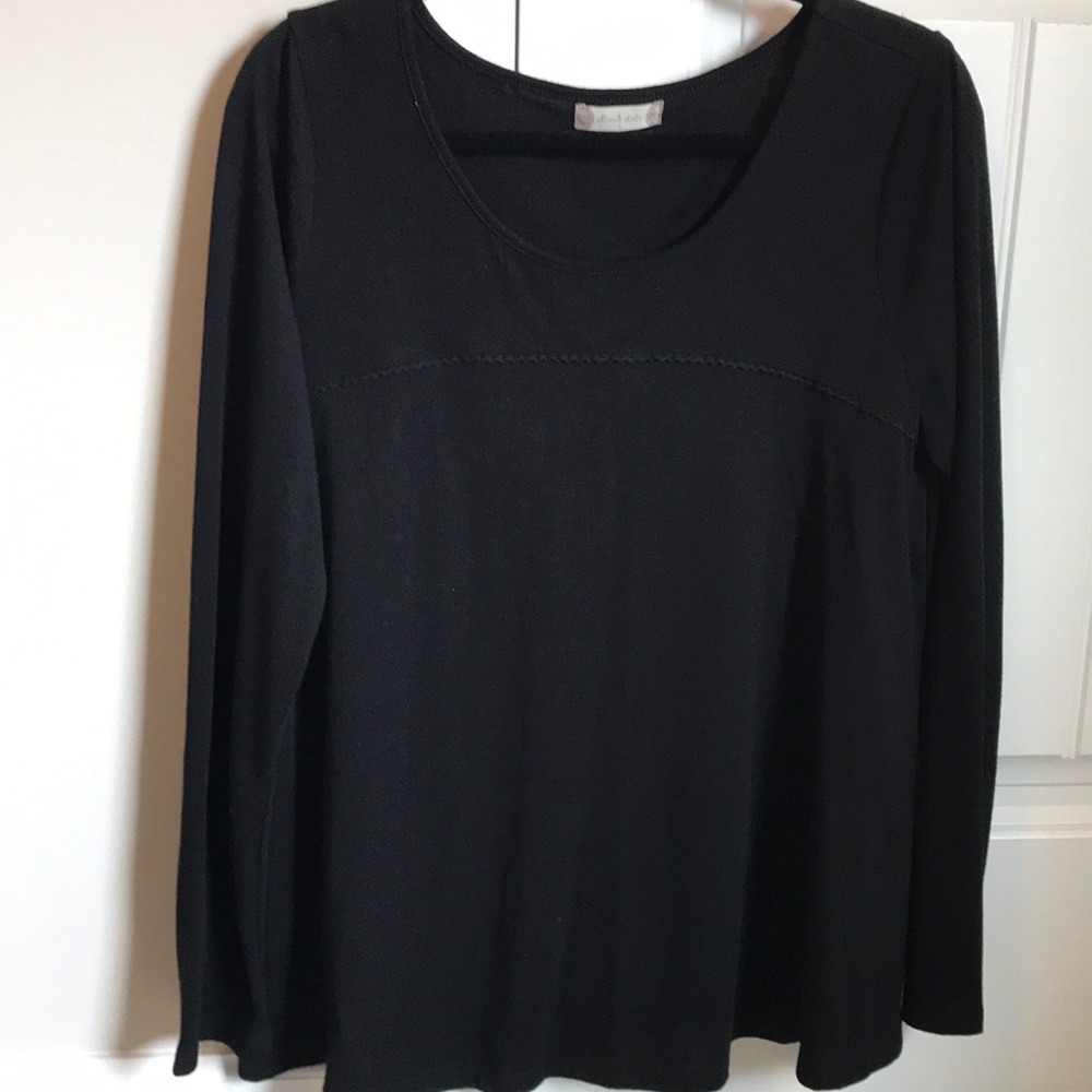 Altar’d State Black Top With Back Cutout